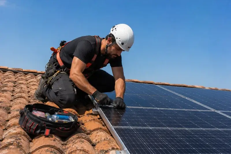 Maintenance et monitoring de panneaux solaires à Saint-Capraise-de-Lalinde